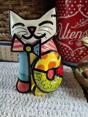 Romero Britto FUN Cat Figurine 2nd. Edition 1294/4000